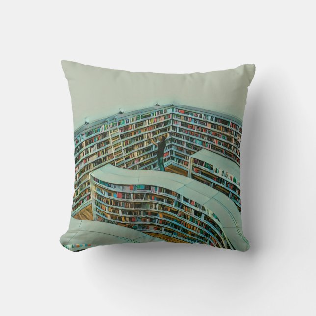 Coussin Cool lecture amant cadeau (Recto)