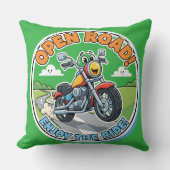 Coussin Cool Motorcycle-Adventurous Nursery Decor (Recto)