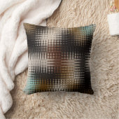 Coussin Cool Multicolore Wavy Zigzag Motif (Couverture)