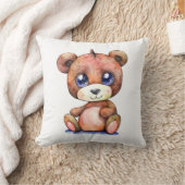 Coussin Cool Ours mou Teddy positif (Couverture)