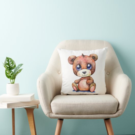 Coussin Cool Ours mou Teddy positif (Chaise)
