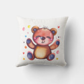 Coussin Cool Ours mou Teddy positif (Verso)