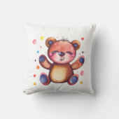 Coussin Cool Ours mou Teddy positif (Recto)