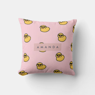 Coussin Cool personnalisé Motif de canard en caoutchouc ja