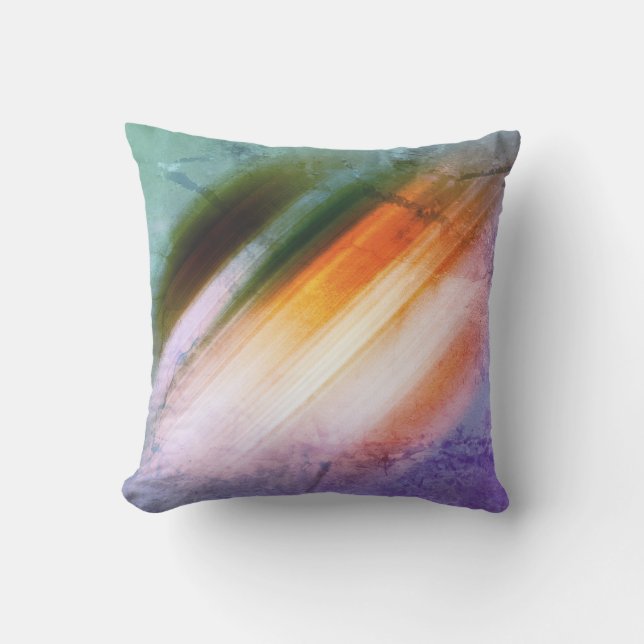 Coussin Cool Russe Violet Bleu Orange Jaune Bleu (Recto)