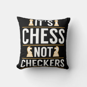 Coussin cool ses échecs pas checkers chèques joueurs cadea