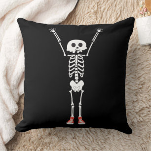 Coussin Cool Skeleton Halloween Design