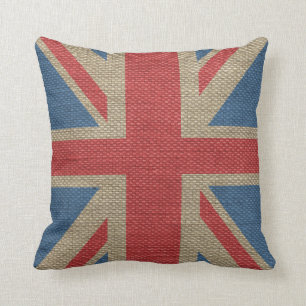 Coussin Cool tendance Royaume-Uni Union Jack Drapeau textu