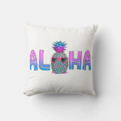 Coussin Cool tropical Aloha Pineapple (Recto)