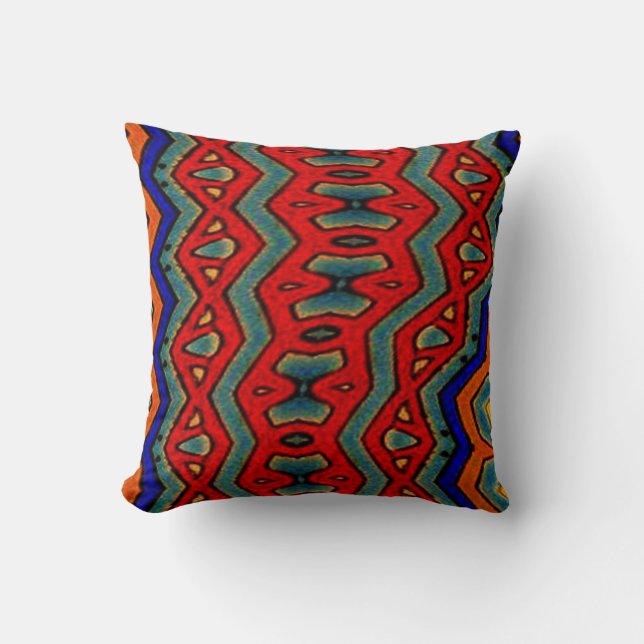Coussin Copie africaine colorée (Recto)