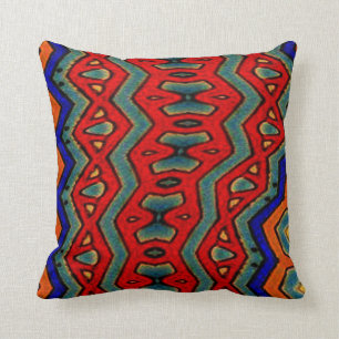 Coussin Copie africaine colorée