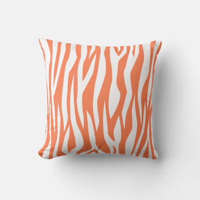 Coussin Copie de corail de zèbre (Recto)