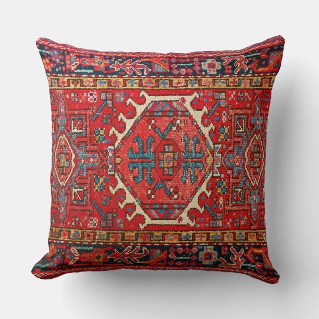 Coussin Copie de photo : du tapis turc oriental antique (Recto)