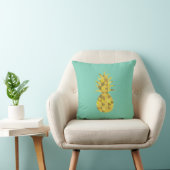 coussin copie en bon état et jaune de //d'ananas (Chaise)
