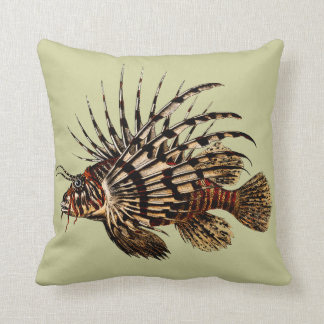 Coussin Copie vintage d'art de Lionfish