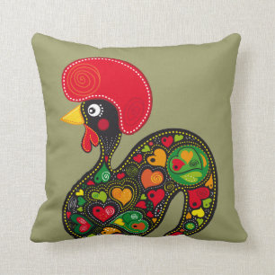 Coussin Coq de Barcelos nr02 - Galo de Barcelos