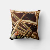 Coussin Coq de carrousel vintage (Recto)