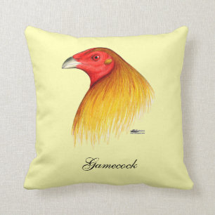 Coussin Coq de combat doublé