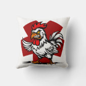 Coussin Coq en colère (Verso)