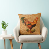Coussin Coq Orné de Campagne Rustique (Chaise)