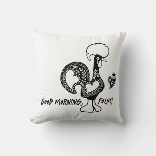 Coussin Coq portugais Bonjour, les gars !