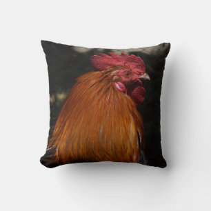 Coussin Coq Rouge