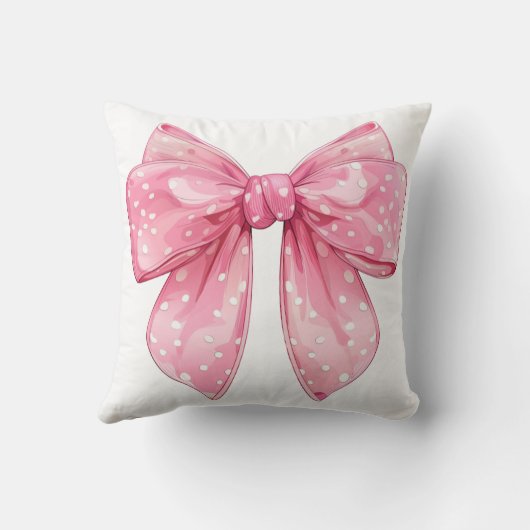 Coussin Coquette Bow Polka Dot (Verso)