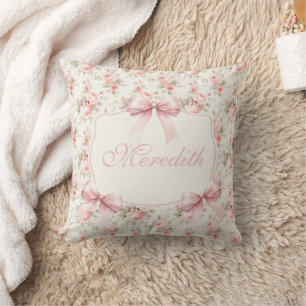 Coussin Coquette Rose rose