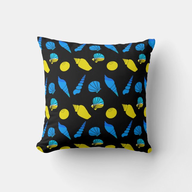 Coussin Coquillage de plage  (Recto)