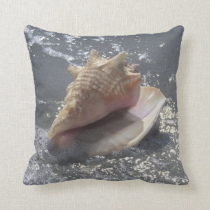 Coussin Coquillage sur l'île de la plage   Sanibel, la