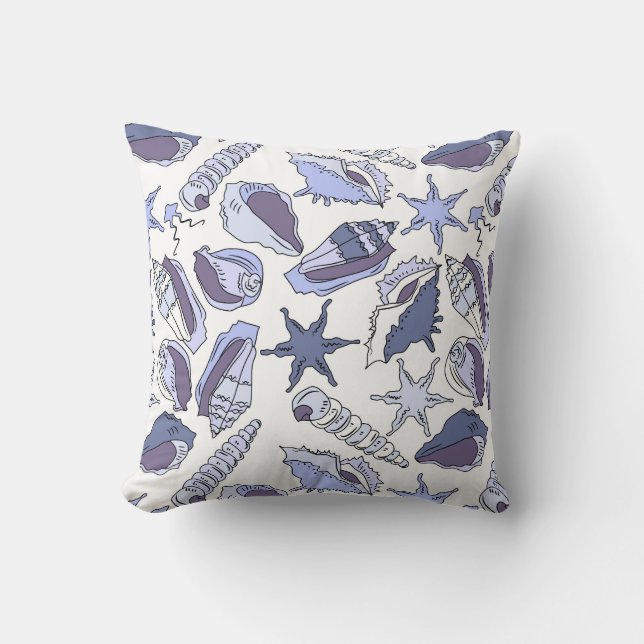 Coussin Coquillages de Lavendar (Recto)