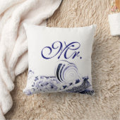 Coussin Coquillages M. et Mme Pillow Set de bleu marine de (Couverture)