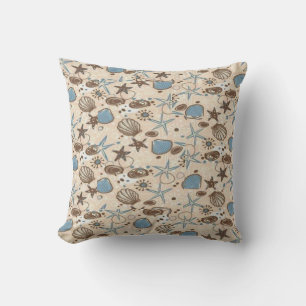 Coussin Coquillages Sur Sable