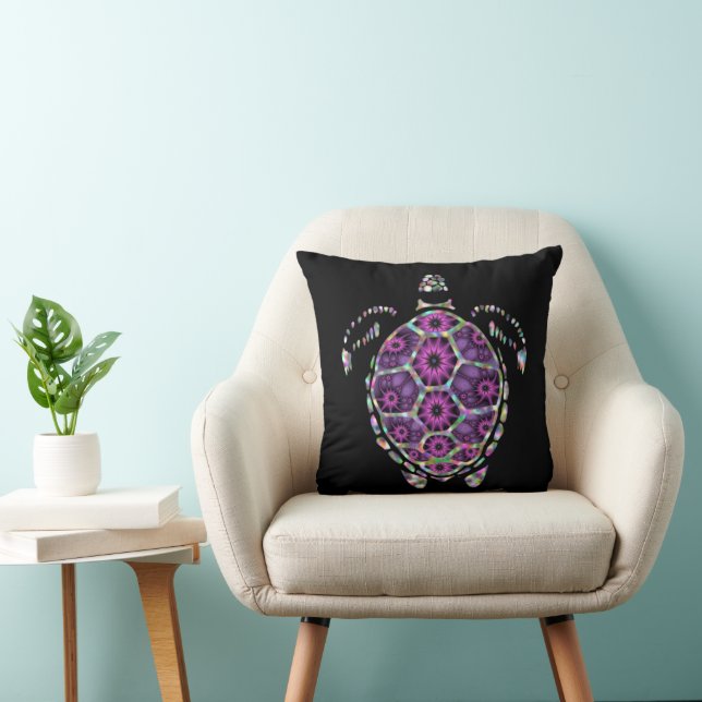 Coussin Coquille de tortue violette (Chaise)