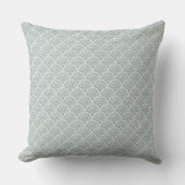 Coussin Coquille Saint-Jacques de Bayside en vert mousse (Recto)