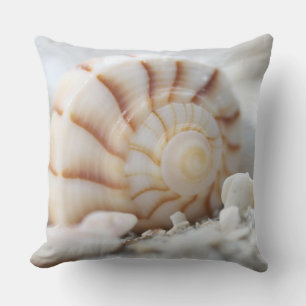 Coussin Coquilles dans l'oreiller à lancer de sable