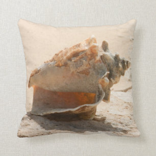 Coussin Coquilles de mer sur la plage