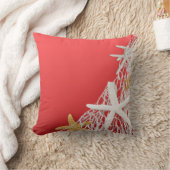 Coussin Corail du mariage de plage de fabrication (Couverture)