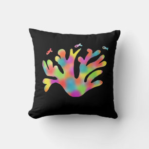 Coussin Corail néon
