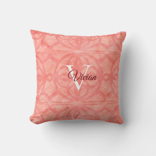 Coussin Corail rose