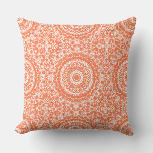 Coussin Coral Mandala Motif géométrique