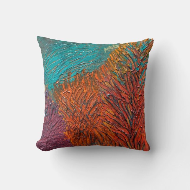 Coussin Coral Reef (Recto)