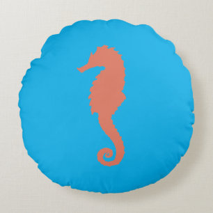 Coussin Coral Seahorse