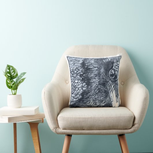 Coussin Corbeau (Chaise)