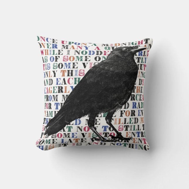 Coussin Corbeau (Recto)