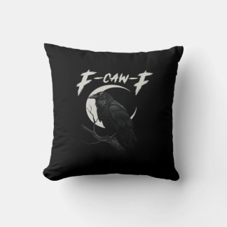 Coussin Corbeau Drôle Essentiel Créatif Décontracté