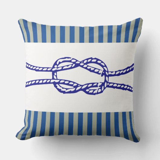Coussin Corde marine (Recto)