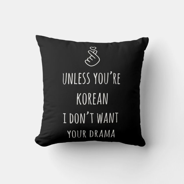 Coussin Coréen Drama Merchandise Kdrama Venin Merch (Recto)