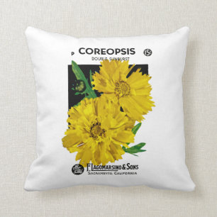 Coussin Coreopsis