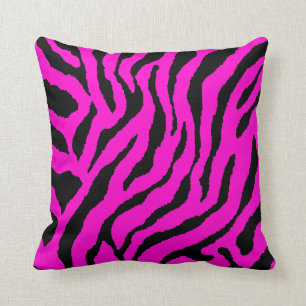 Coussin Corey Tiger 80s Vintage Neon Animal Stripes